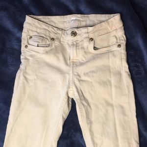 7 For All Mankind light tan jeans for girls